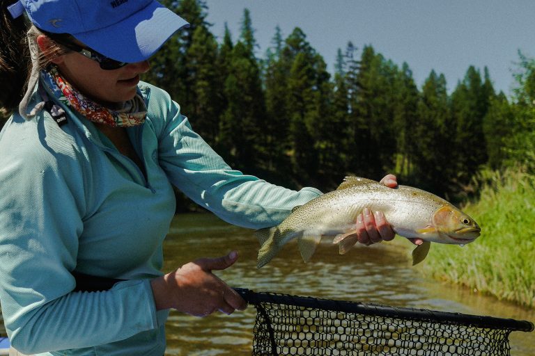 Blackfoot River Montana Fly Fishing near Ovando, MT with Headhunters.