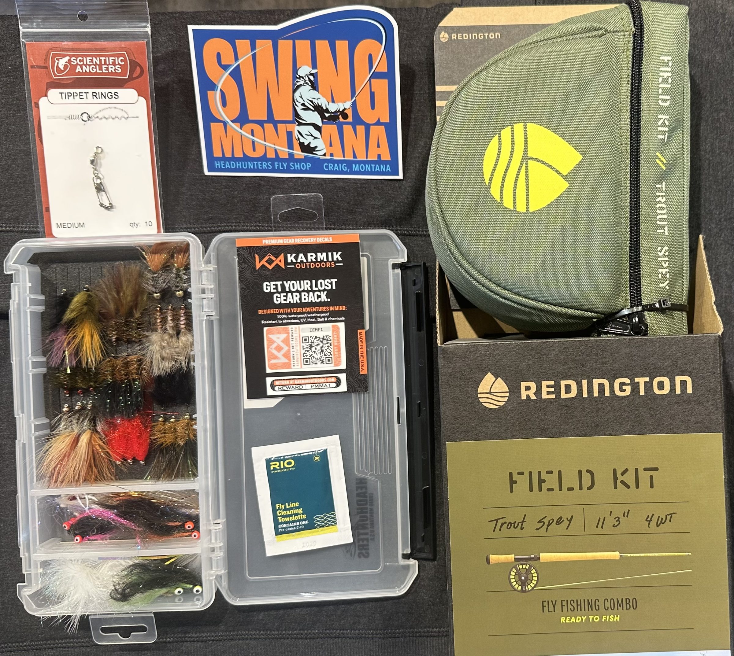 Redington Trout Spey Field Kit w/ Bonus Fly Box - Headhunters Fly Shop